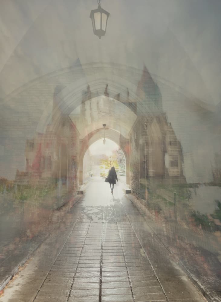 Dreamlike Archway Passage by Emma Zhao — canvas wall art