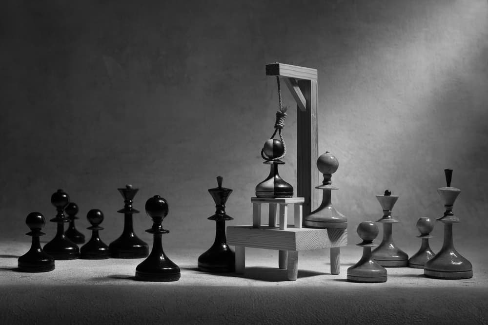 Chess Game Execution by Victoria Glinka — canvas wall art