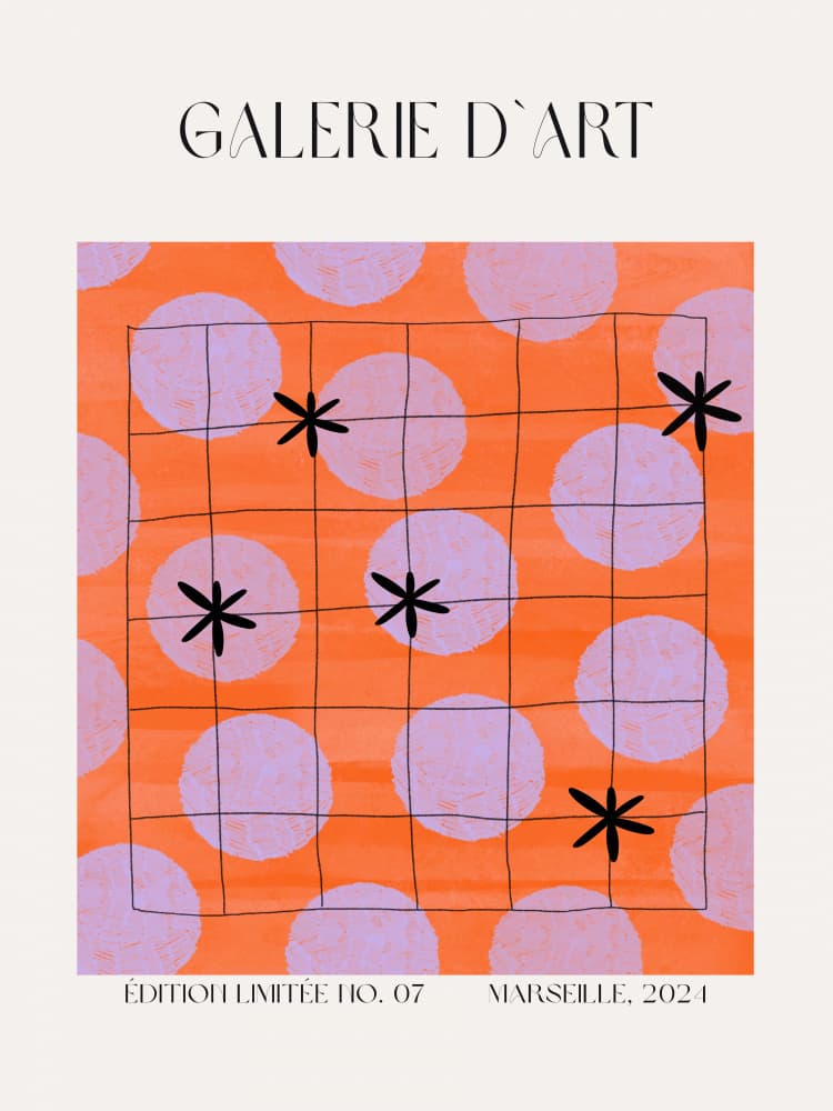 Circles &amp; Stars Grid