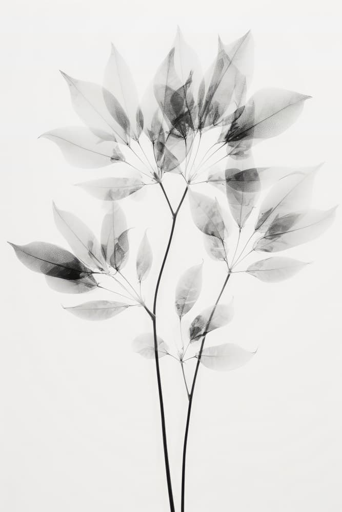 Transparent Leaves by Treechild — canvas wall art