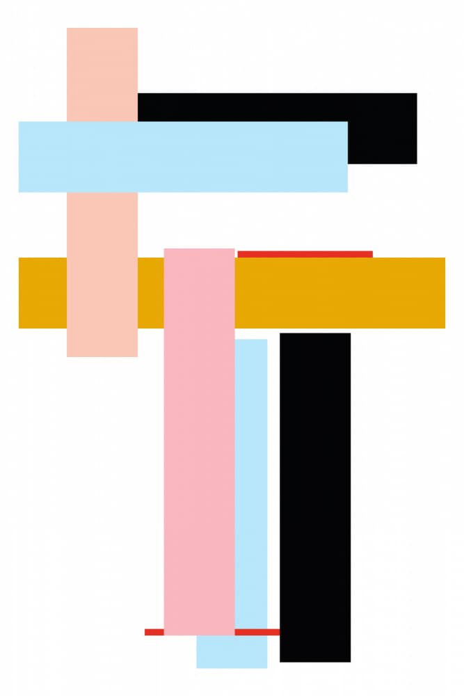 Abstract Color Blocks by cartissi — canvas wall art