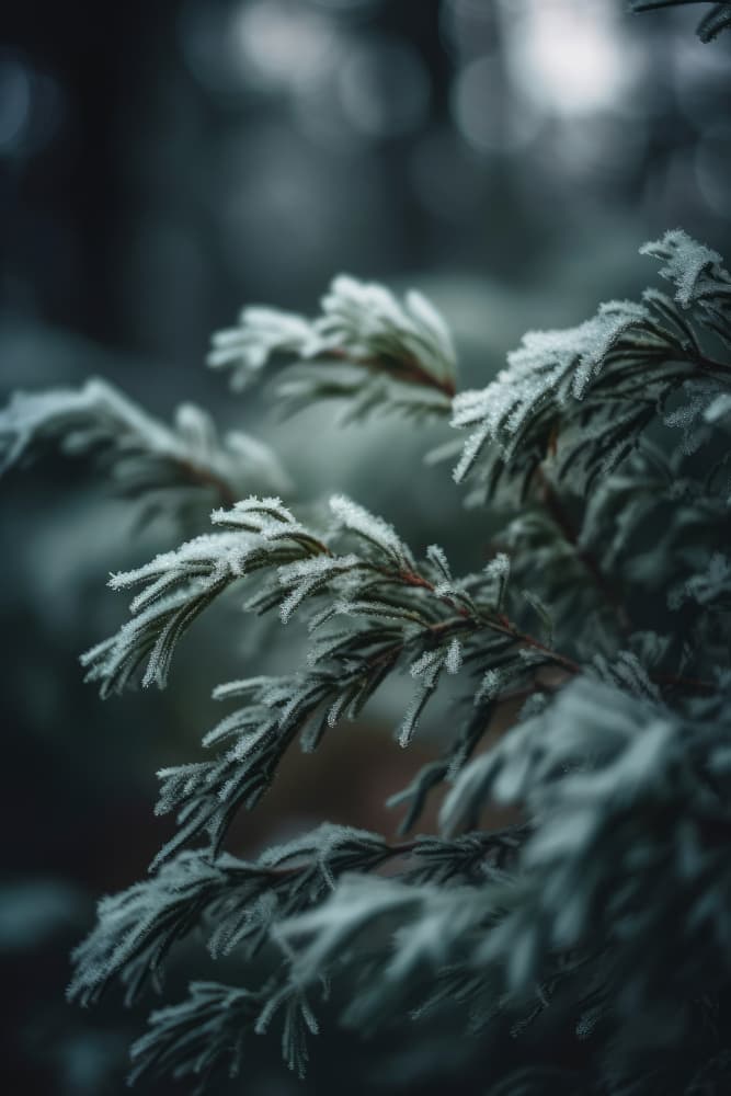 Frosted Serenity by Treechild — canvas wall art