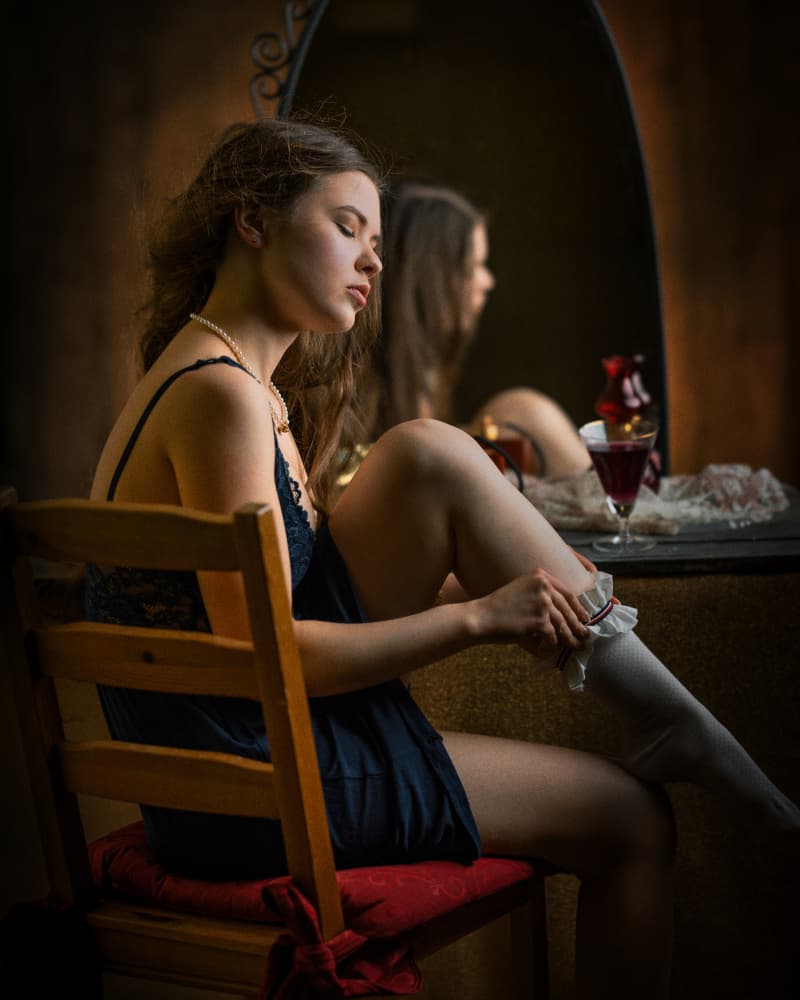 Intimate Reflection by Franky De Meyer — canvas wall art