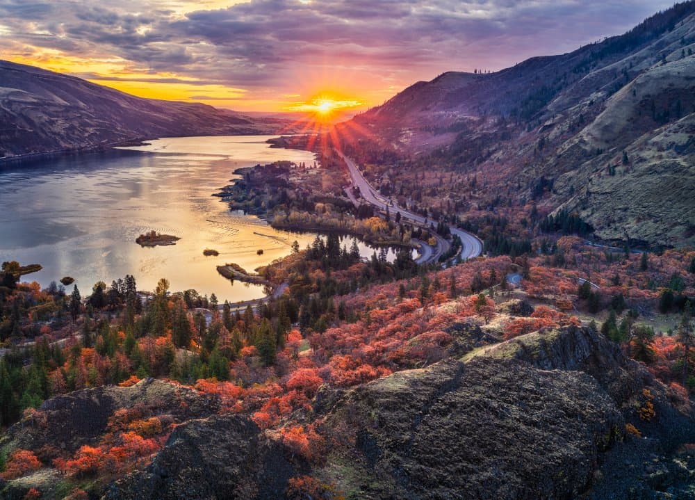Golden Valley Sunset by Grant Hou — canvas wall art