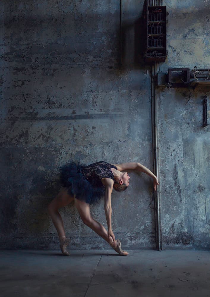 Graceful Industrial Ballerina by Catchlight Studio — canvas wall art
