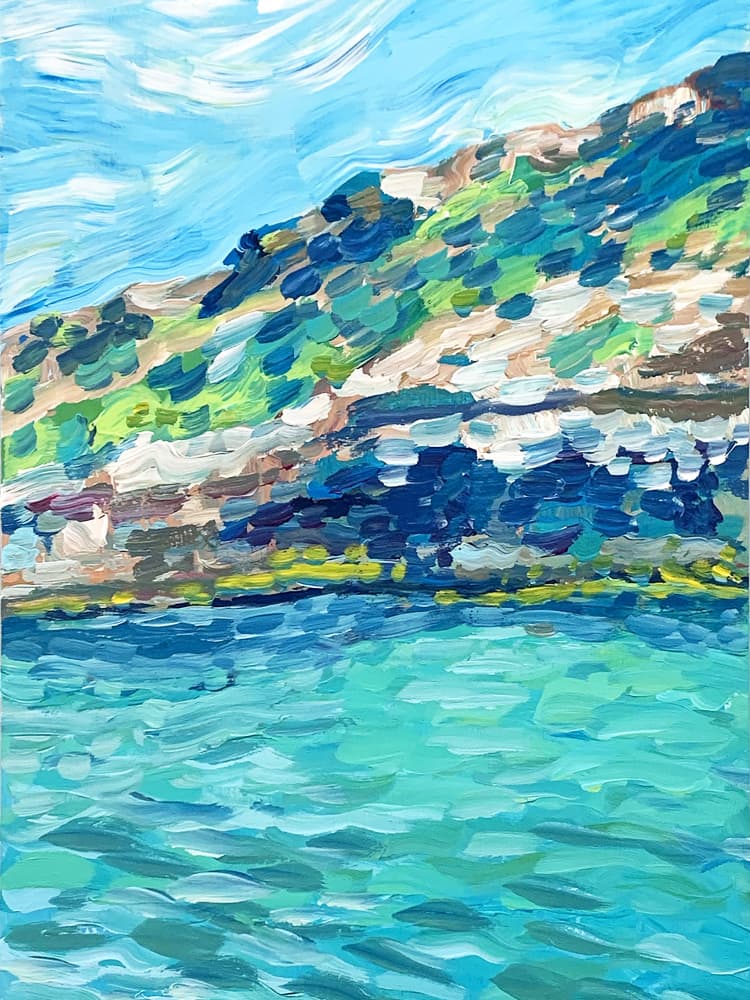 Vibrant Coastal Waters by Pauline Wegman | Key and Sea Creative — canvas wall art