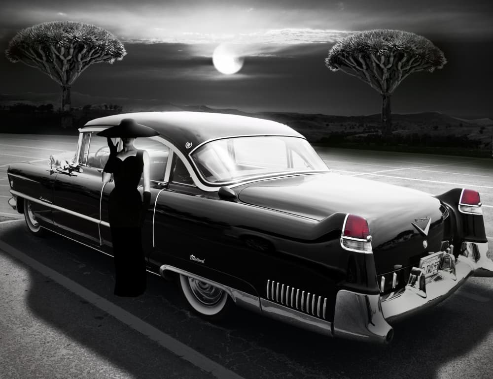 Classic Car Elegance by LARRY BUTTERWORTH — canvas wall art