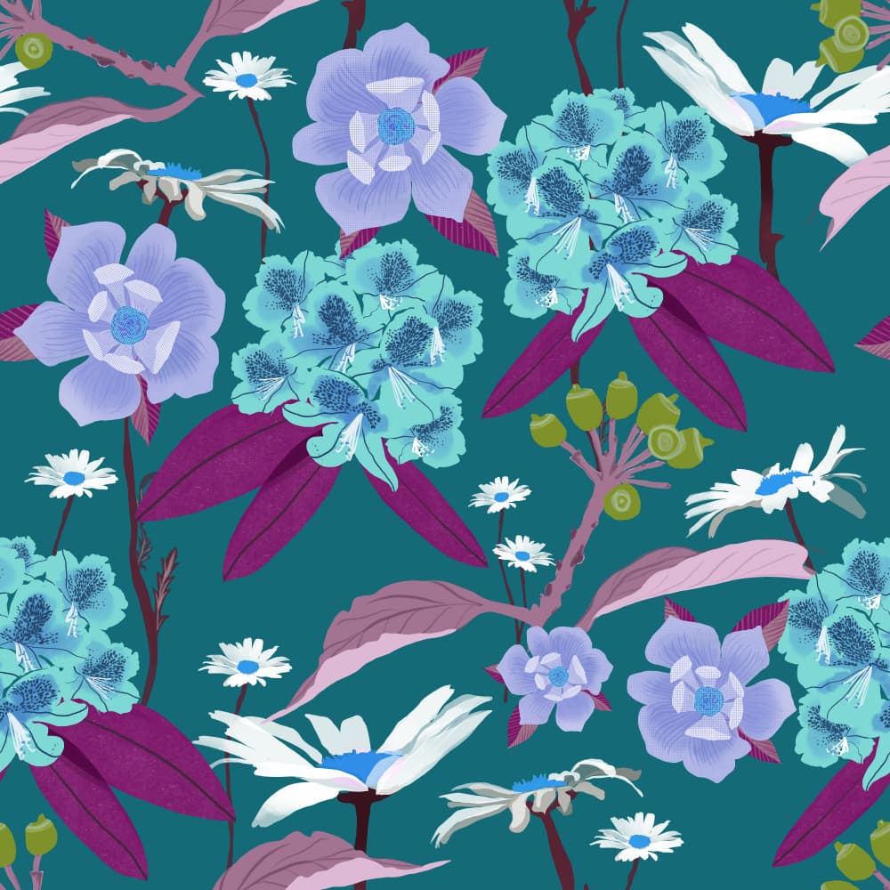 Vibrant Floral Pattern