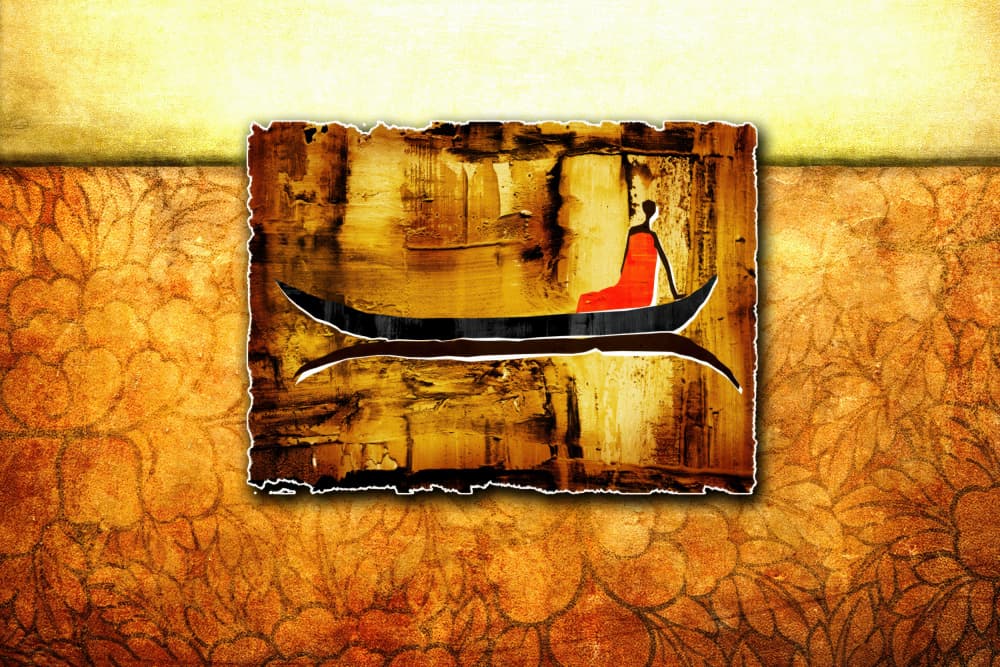 Golden Journey Reflection by Rafal Kulik — canvas wall art