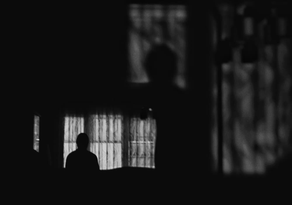Dark Room Silhouettes by Ali Ayer — canvas wall art