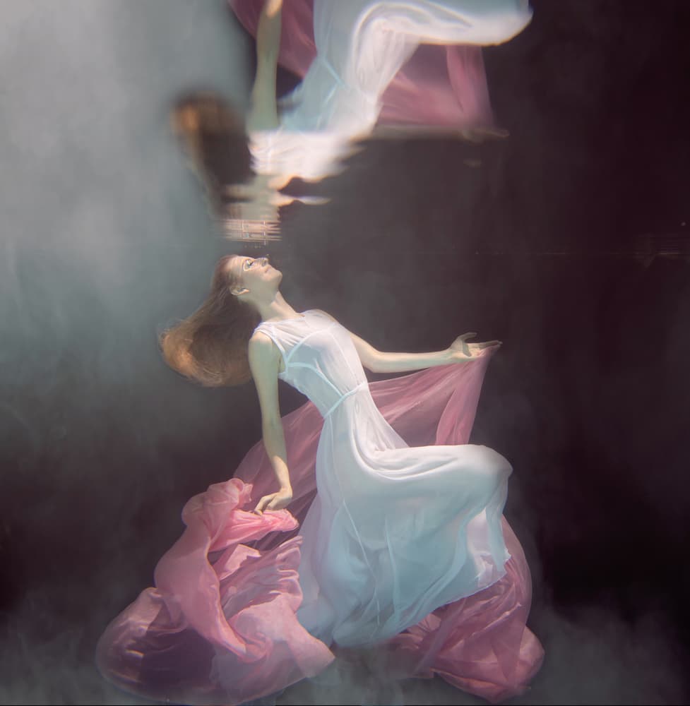 Ethereal Underwater Dream by Gabriela Slegrova — canvas wall art