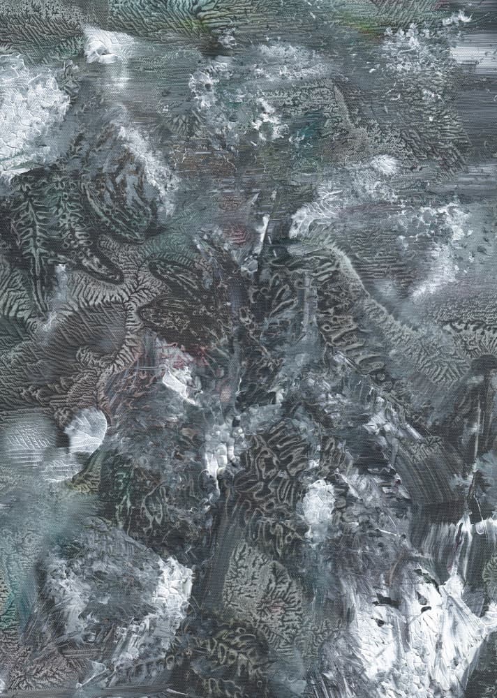Moody Textured Abstract by Maira Ribena — canvas wall art