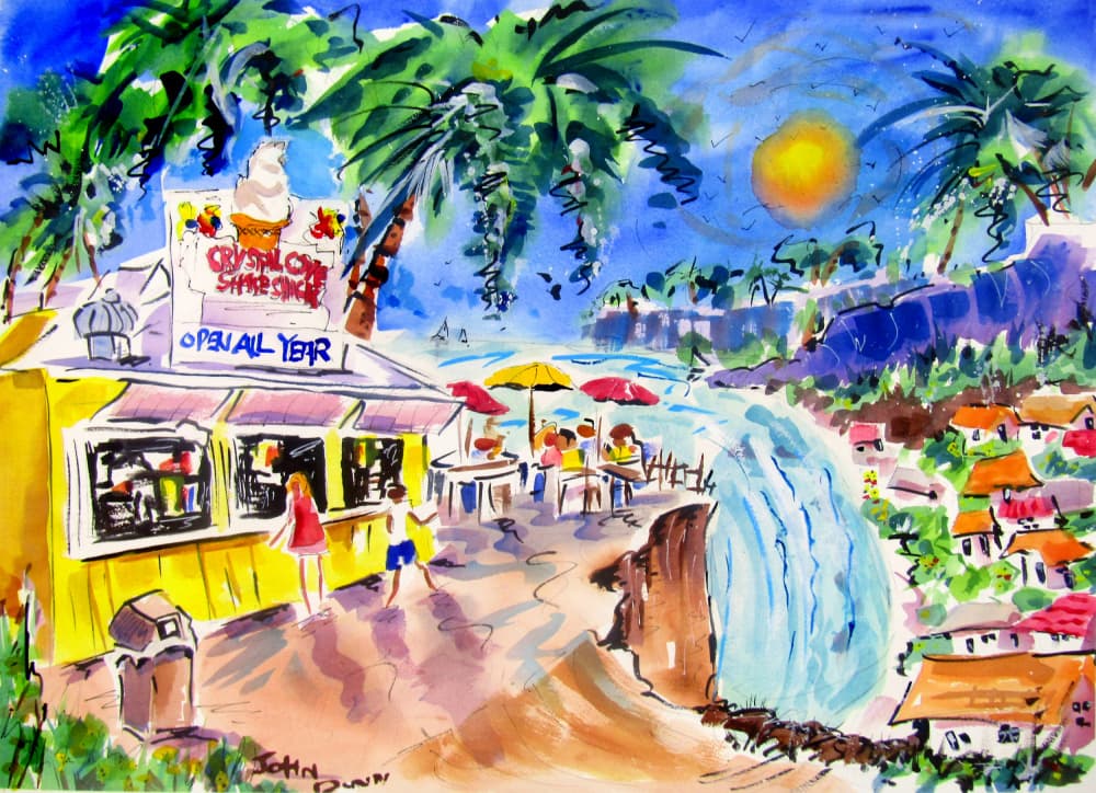 Tropical Beachside Treat by John Dunn — canvas wall art