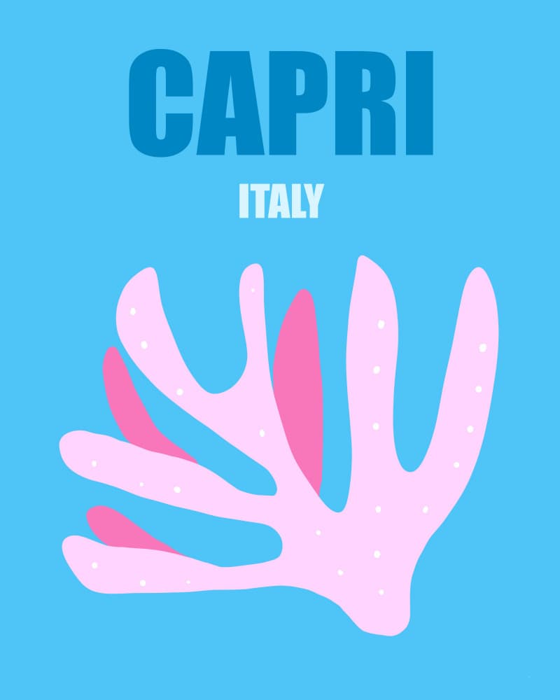 Capri by Petra Lizde — canvas wall art