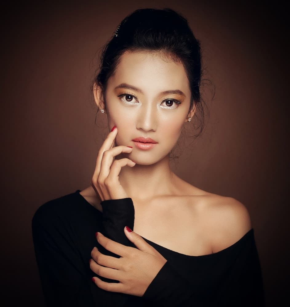 Captivating Beauty Portrait by azalaka — canvas wall art