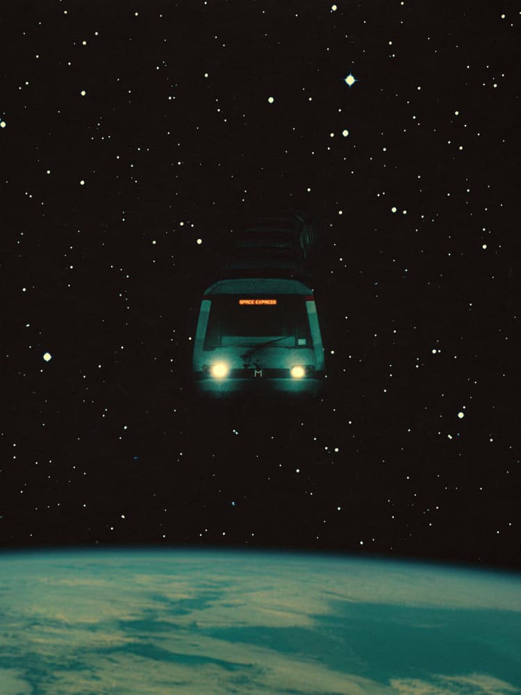 Space Express by Taudalpoi — canvas wall art