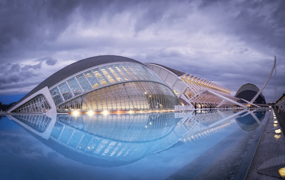 Valencia Architectural Reflection by carmenvillar — canvas wall art