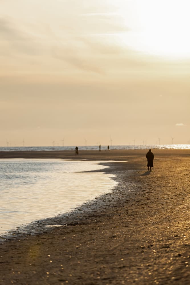Evening At the Beach 1 by Mareike Böhmer — canvas wall art
