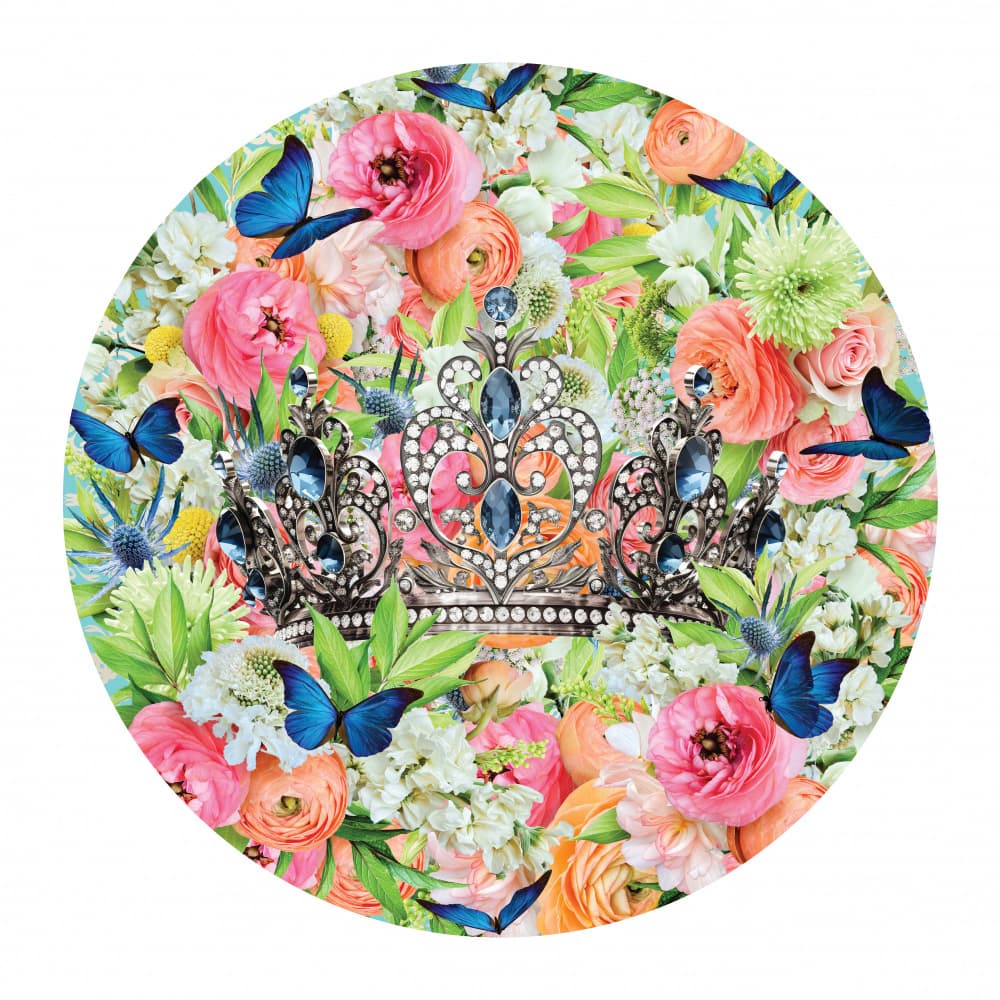 Majestic Floral Crown by Sue Skellern — canvas wall art