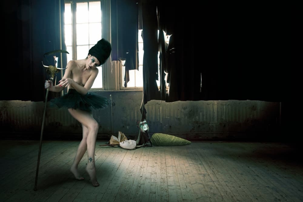 Gothic Ballerina Fantasy by Christine von Diepenbroek — canvas wall art