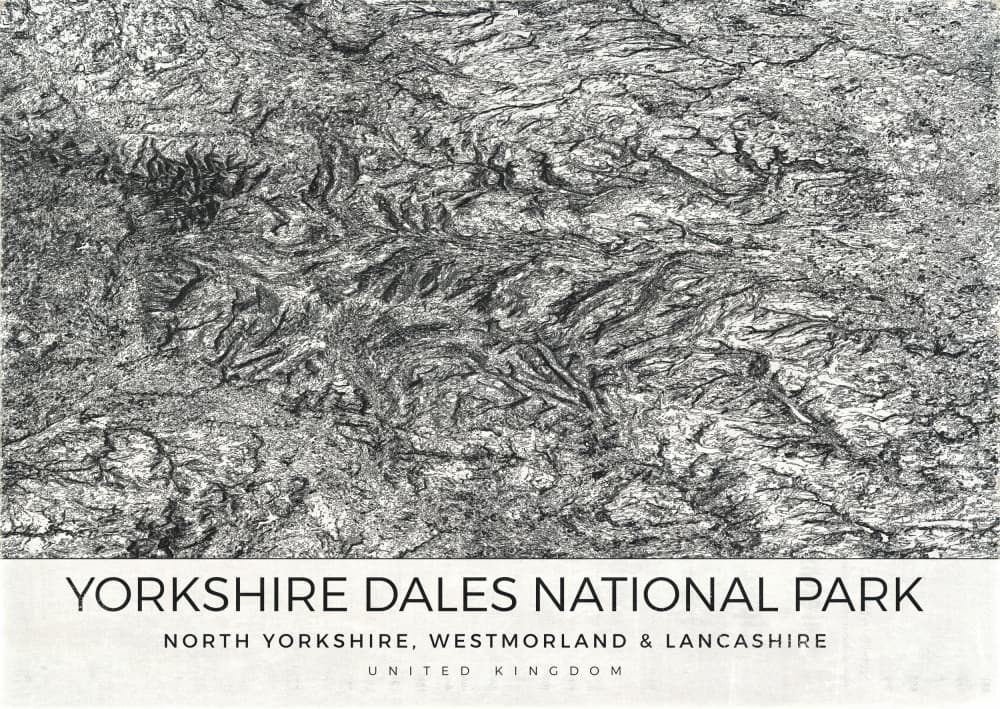 Yorkshire Dales Topography by Nicholas — canvas wall art