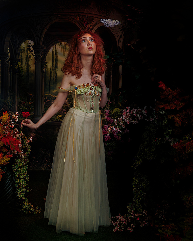 Enchanted Garden Nymph by David Bennion — canvas wall art