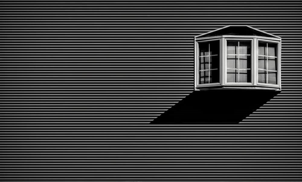 Bay Window Shadow Lines by Roxana Labagnara — canvas wall art