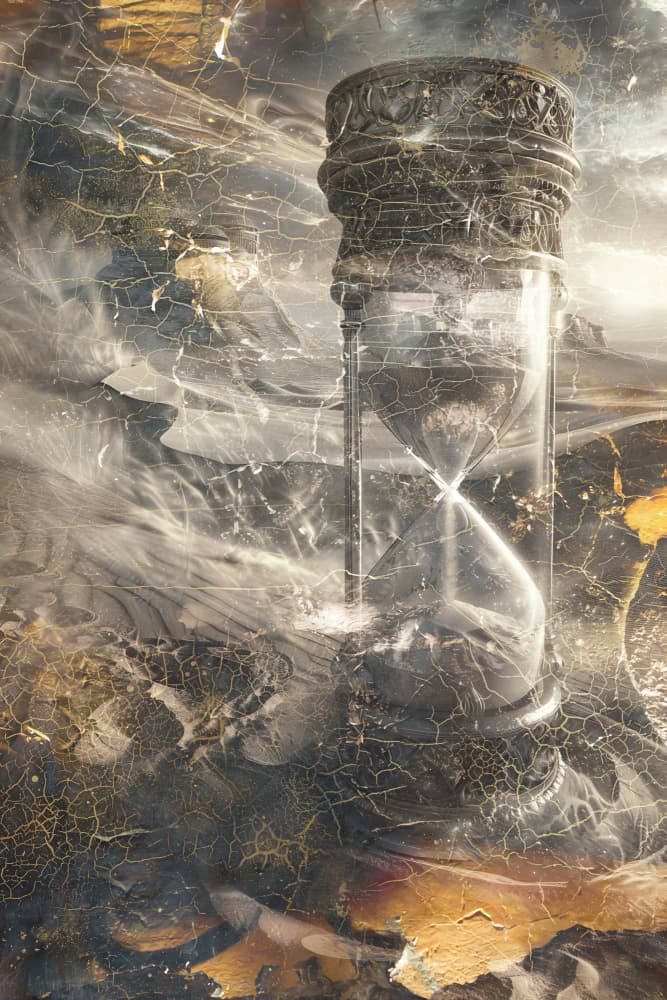 Surreal Sands of Time by Rafal Kulik — canvas wall art