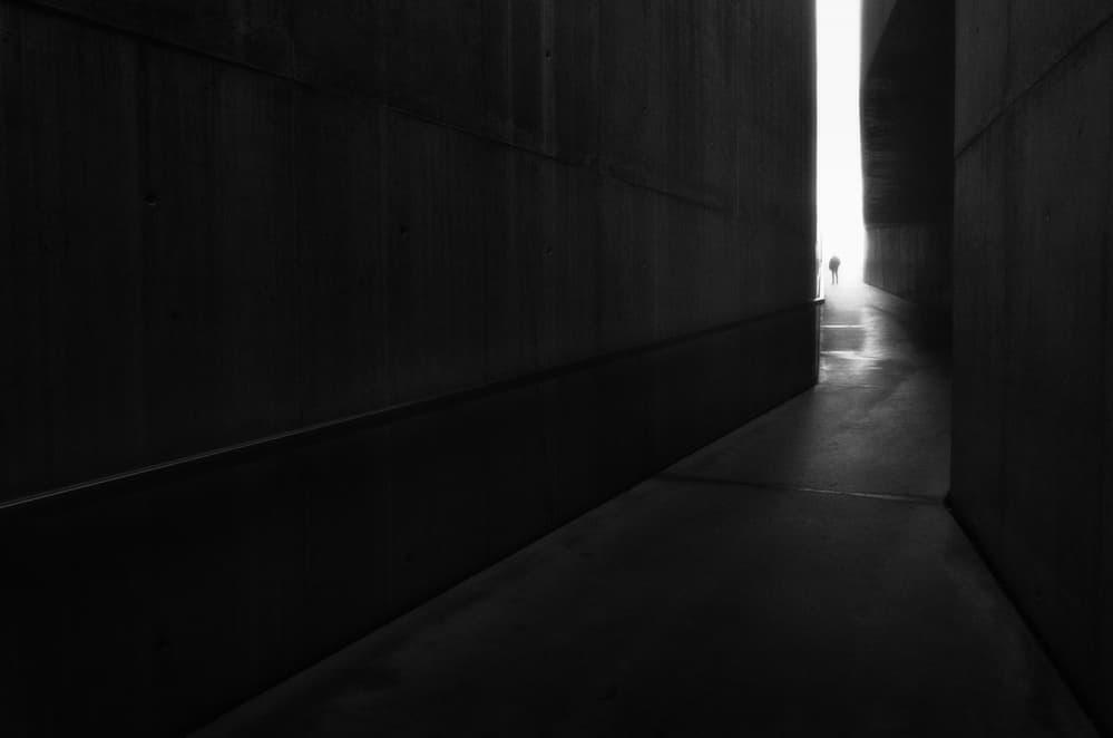Solitary Path Light by João Custódio — canvas wall art