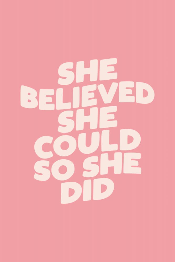 She Believed So She Did by Brett Wilson — canvas wall art