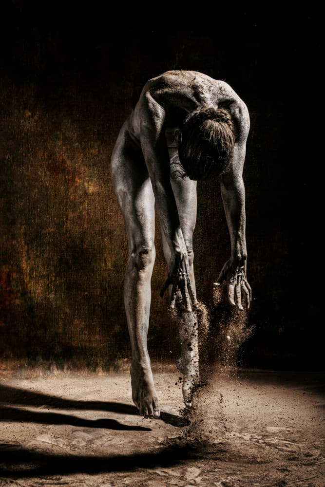 Dark Crumbling Body by PacodlaCorte — canvas wall art