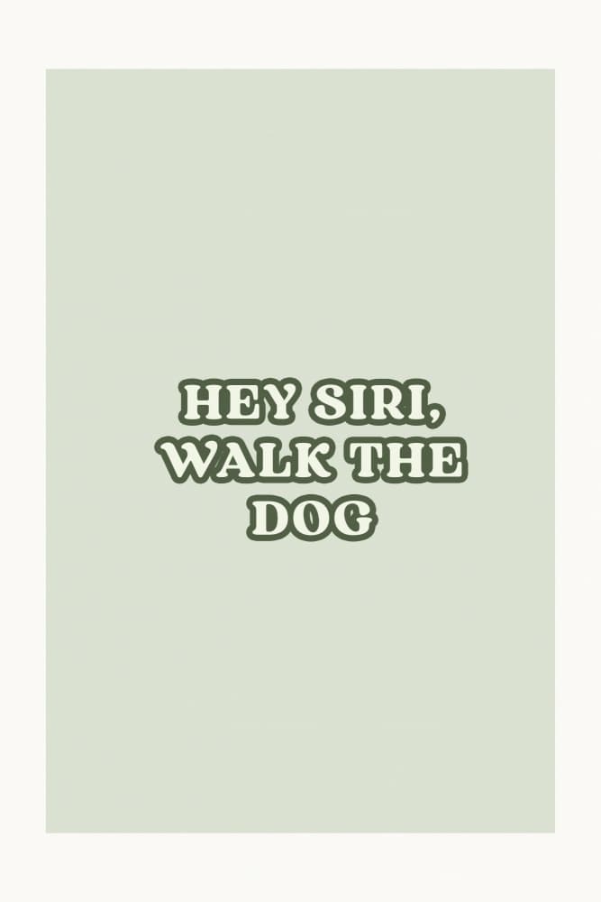 Funny Voice Assistant Dog Request by Treechild — canvas wall art