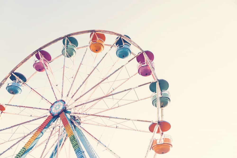 Ferris Wheel by Kathrin Pienaar — canvas wall art