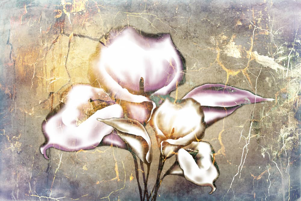 Vintage Calla Lilies by Rafal Kulik — canvas wall art