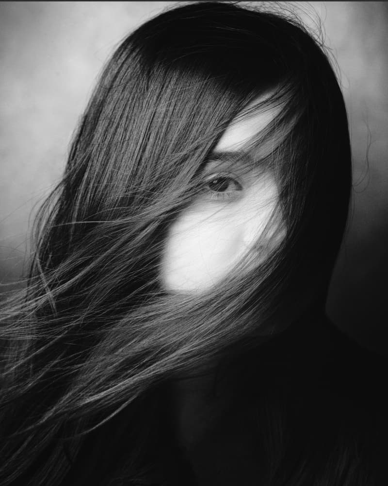 Mysterious Gaze by Mehdi Mokhtari — canvas wall art
