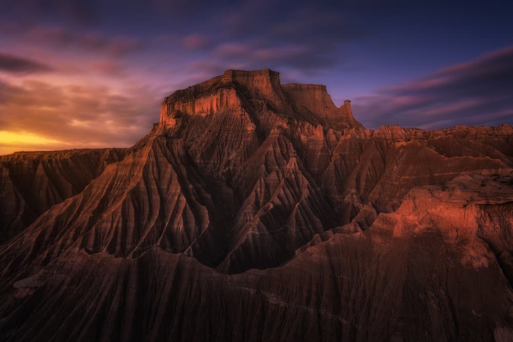 Dramatic Desert Sunset by David Martin Castan — canvas wall art