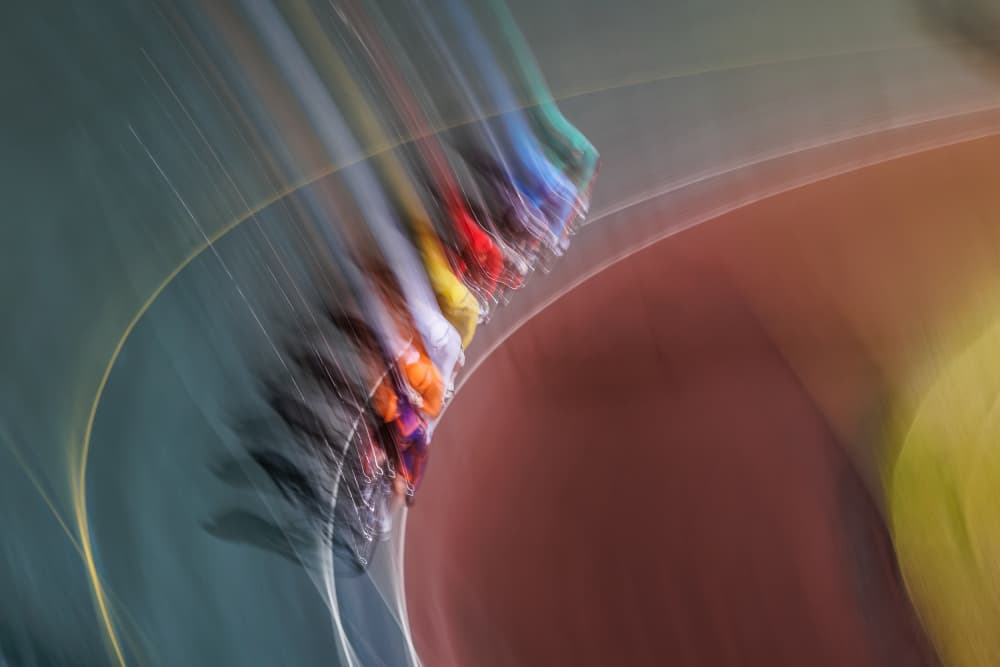Vibrant Motion Blur by 山下泰史 — canvas wall art