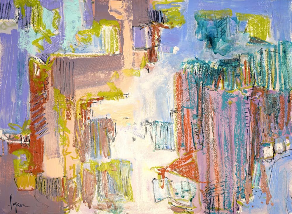 The Village Green by Dorothy Fagan — canvas wall art