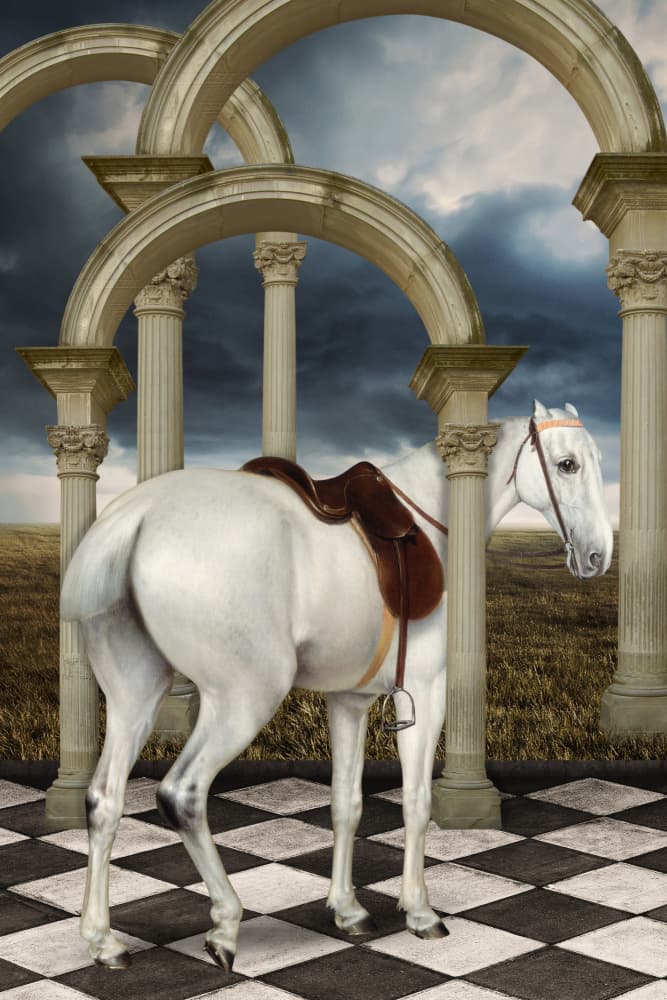 Surreal White Horse Arches