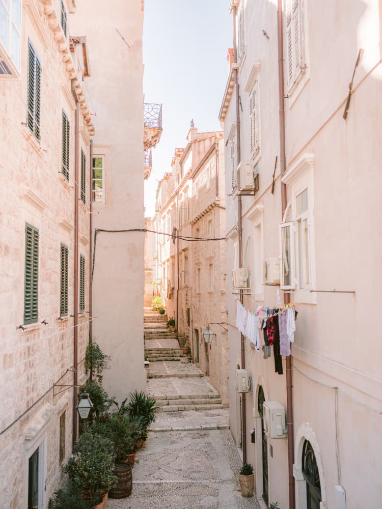 Streets of Dubrovnik by Raisa Zwart — canvas wall art