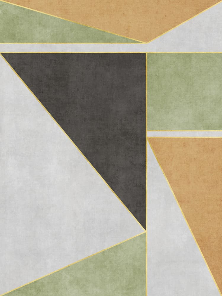Geometric Harmony by Treechild — canvas wall art