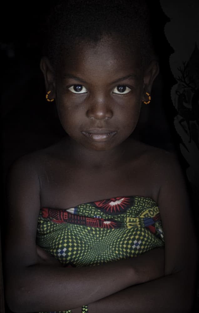 Young Girl's Gaze by Elena Molina — canvas wall art