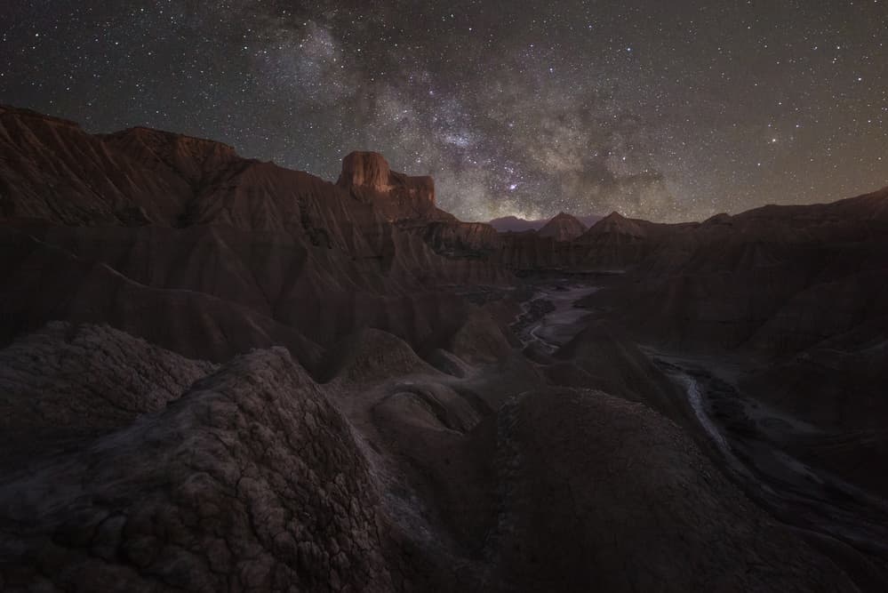Milky Way Desert Night by David Martin Castan — canvas wall art