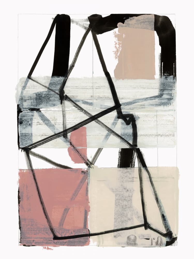 Modern Geometric Lines by cartissi — canvas wall art