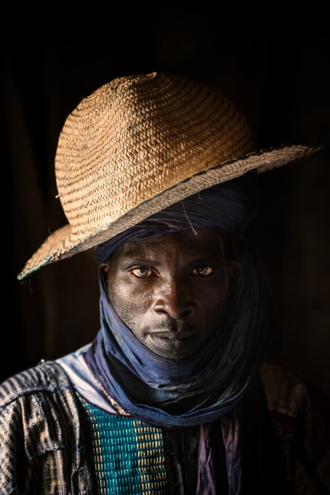 Man With Blue Turban by Trevor Cole — canvas wall art