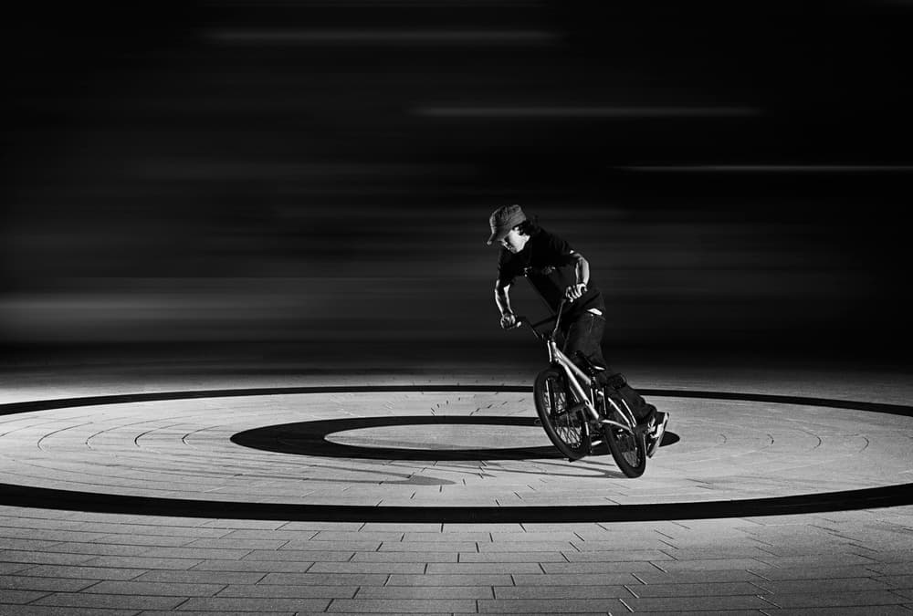 Dynamic BMX Action by Naoki Matsumura — canvas wall art