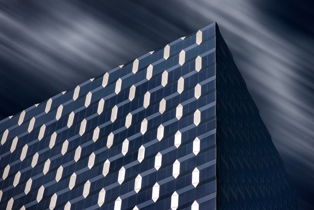 Sleek Geometric Architecture by Louis-Philippe Provost — canvas wall art