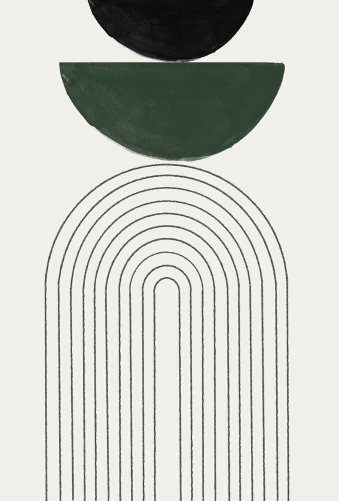 Arched Geometry by THE MIUUS STUDIO — canvas wall art