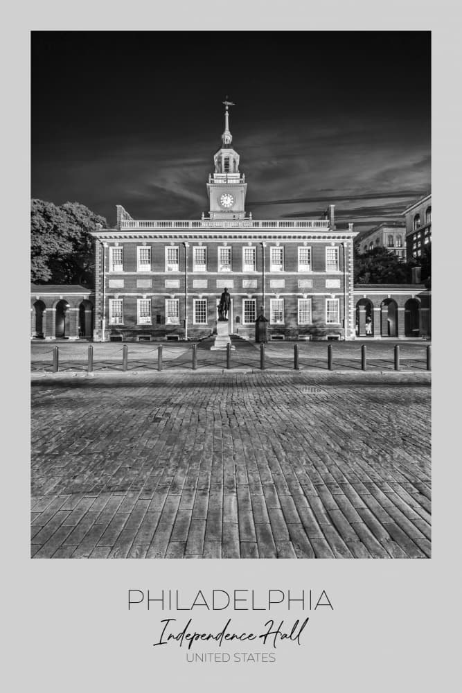 Independence Hall Philadelphia by Melanie Viola — canvas wall art