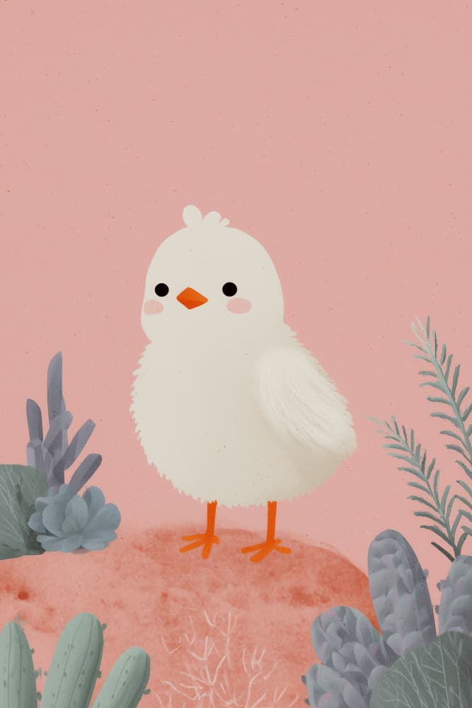 Little chick by Treechild — canvas wall art